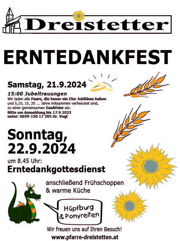 Dreistetter Erntedankfest 2024