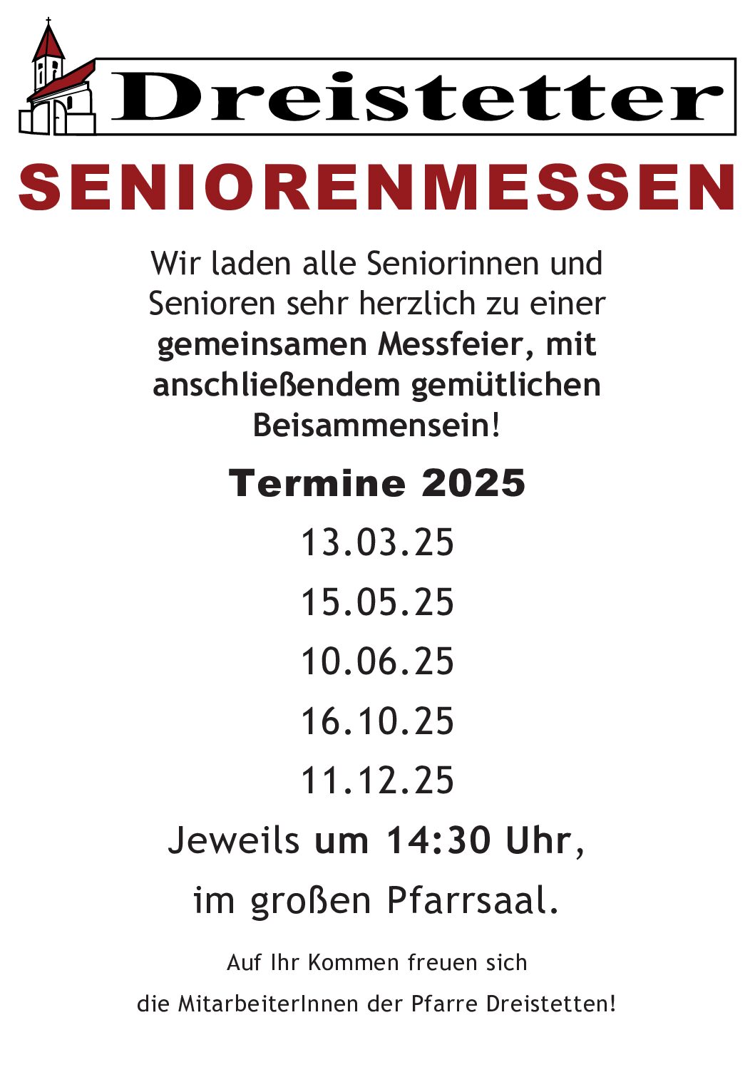 Seniorenmessen 2025 in Dreistetten